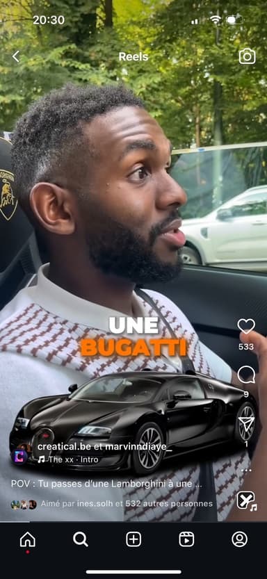 TikTok viral avec 830K vues